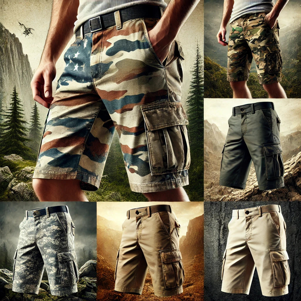 Short De Combat Camouflage Homme – Pantalon Court Décontracté, Neuf Avec étiquettes